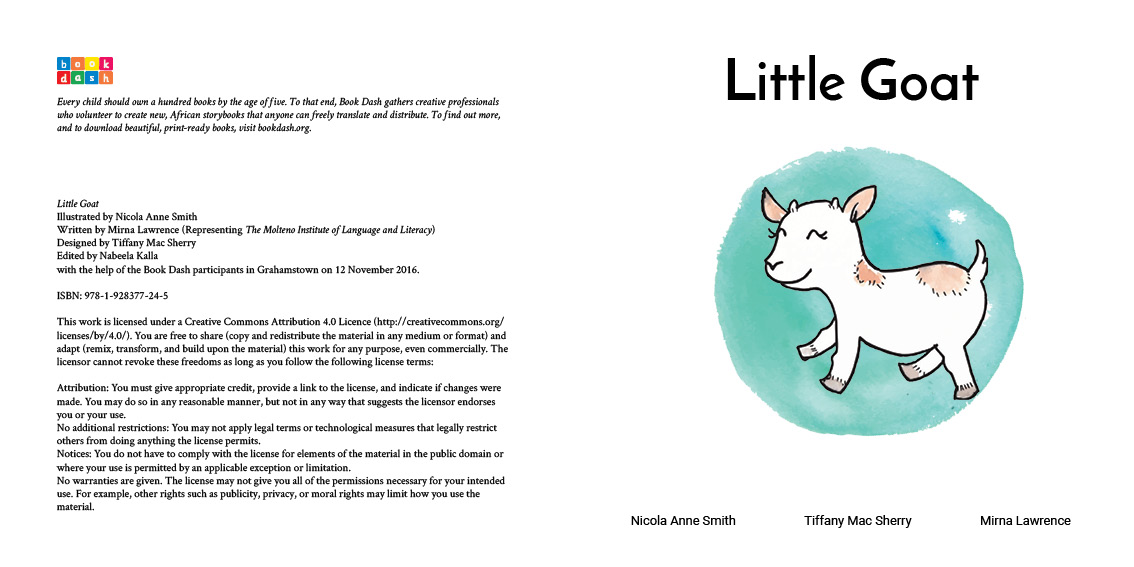 Little Goat — original illustrated page 4, English text included