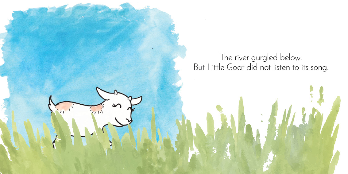 Little Goat — original illustrated page 6, English text included