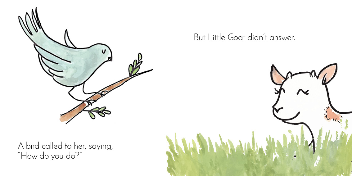 Little Goat — original illustrated page 7, English text included