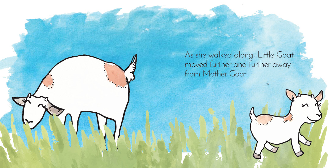 Little Goat — original illustrated page 9, English text included
