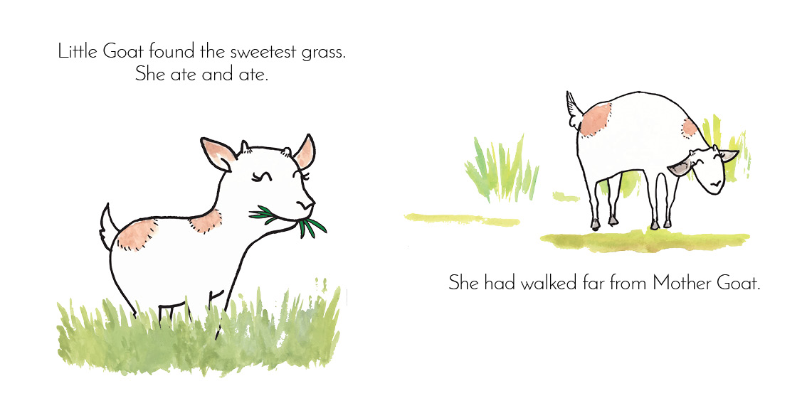 Little Goat — original illustrated page 10, English text included