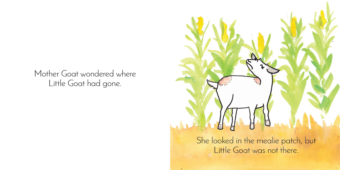 Little Goat — original illustrated page 11, English text included