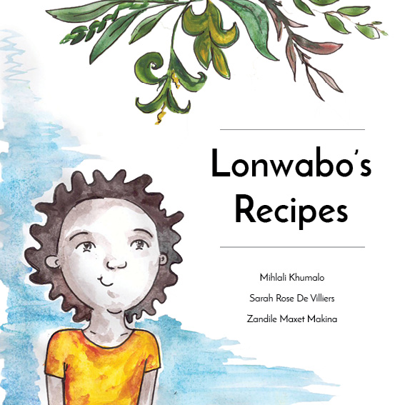 Lonwabo’s Recipes — original illustrated page 1, English text included