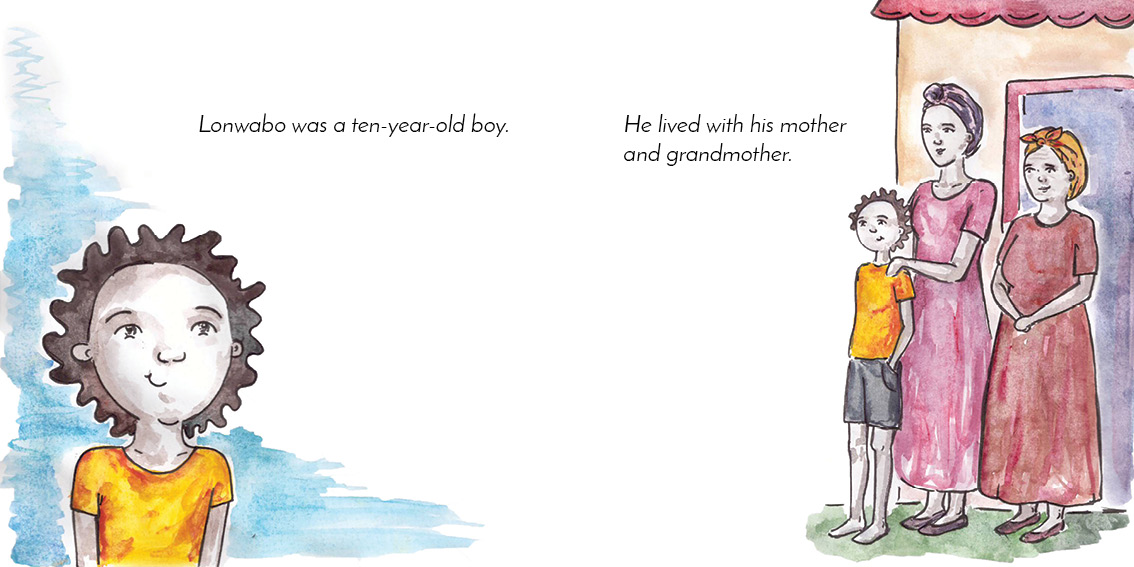 Lonwabo’s Recipes — original illustrated page 2, English text included