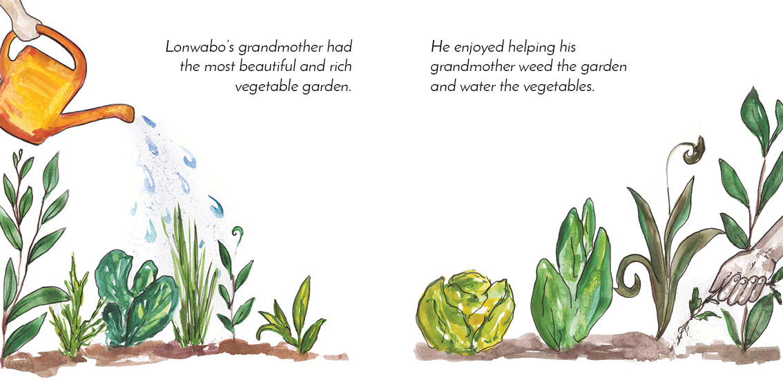 Lonwabo’s Recipes — original illustrated page 3, English text included