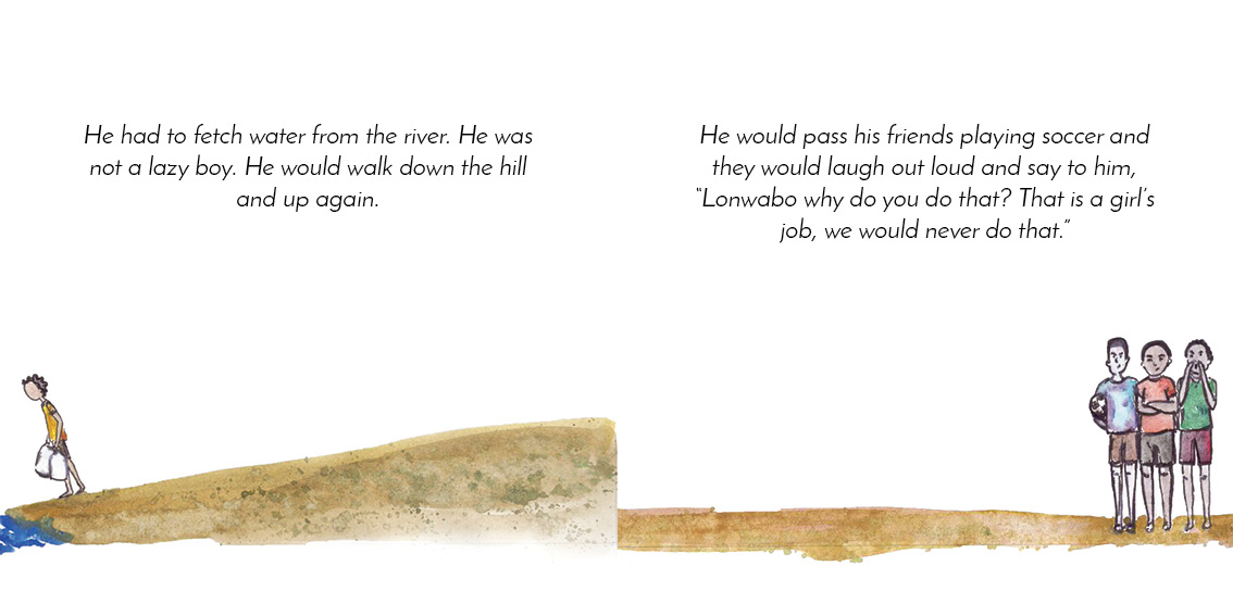 Lonwabo’s Recipes — original illustrated page 4, English text included