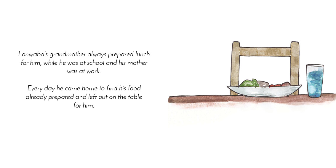 Lonwabo’s Recipes — original illustrated page 8, English text included