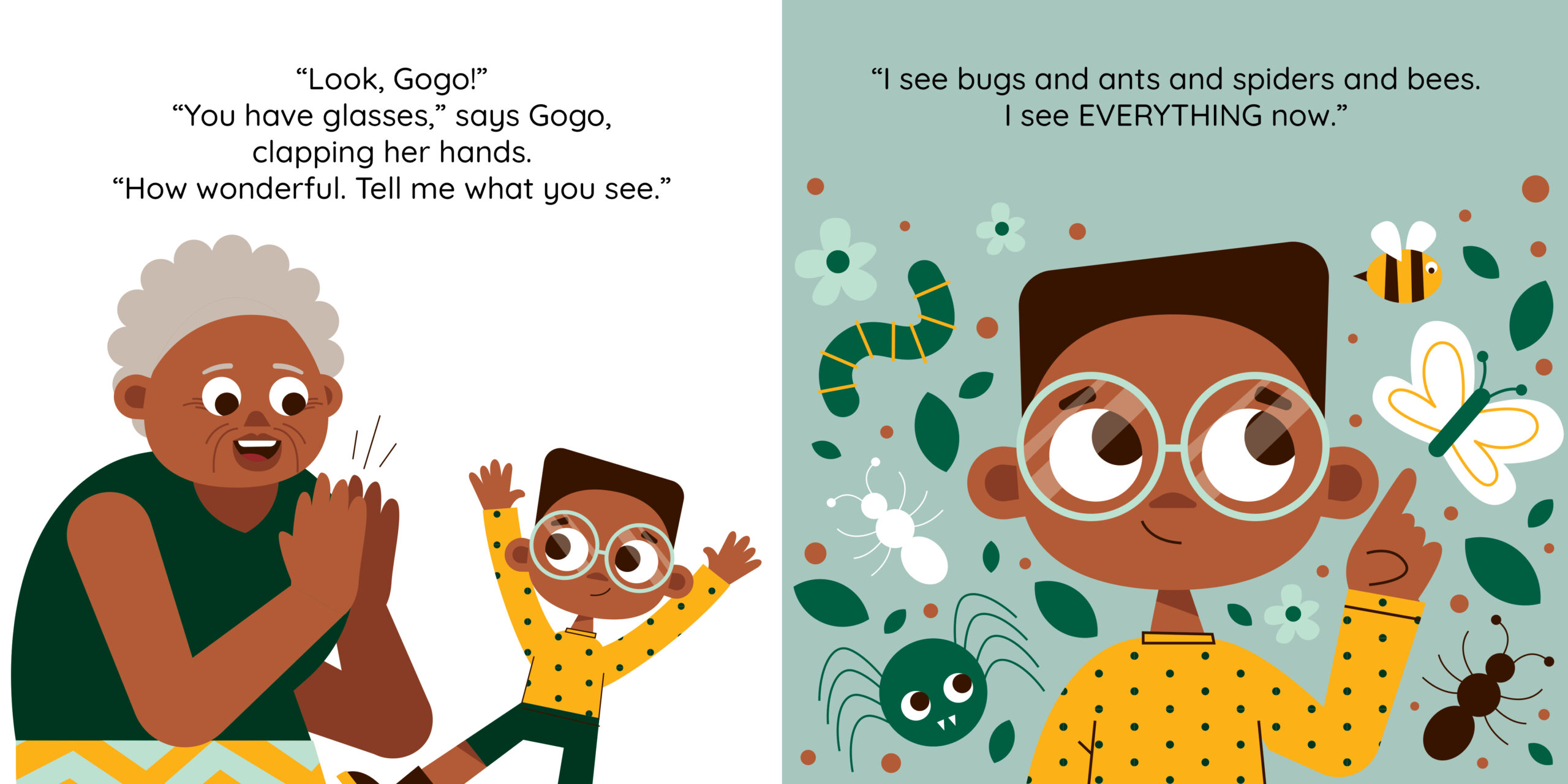 Look out, Luthando! — original illustrated page 11, English text included