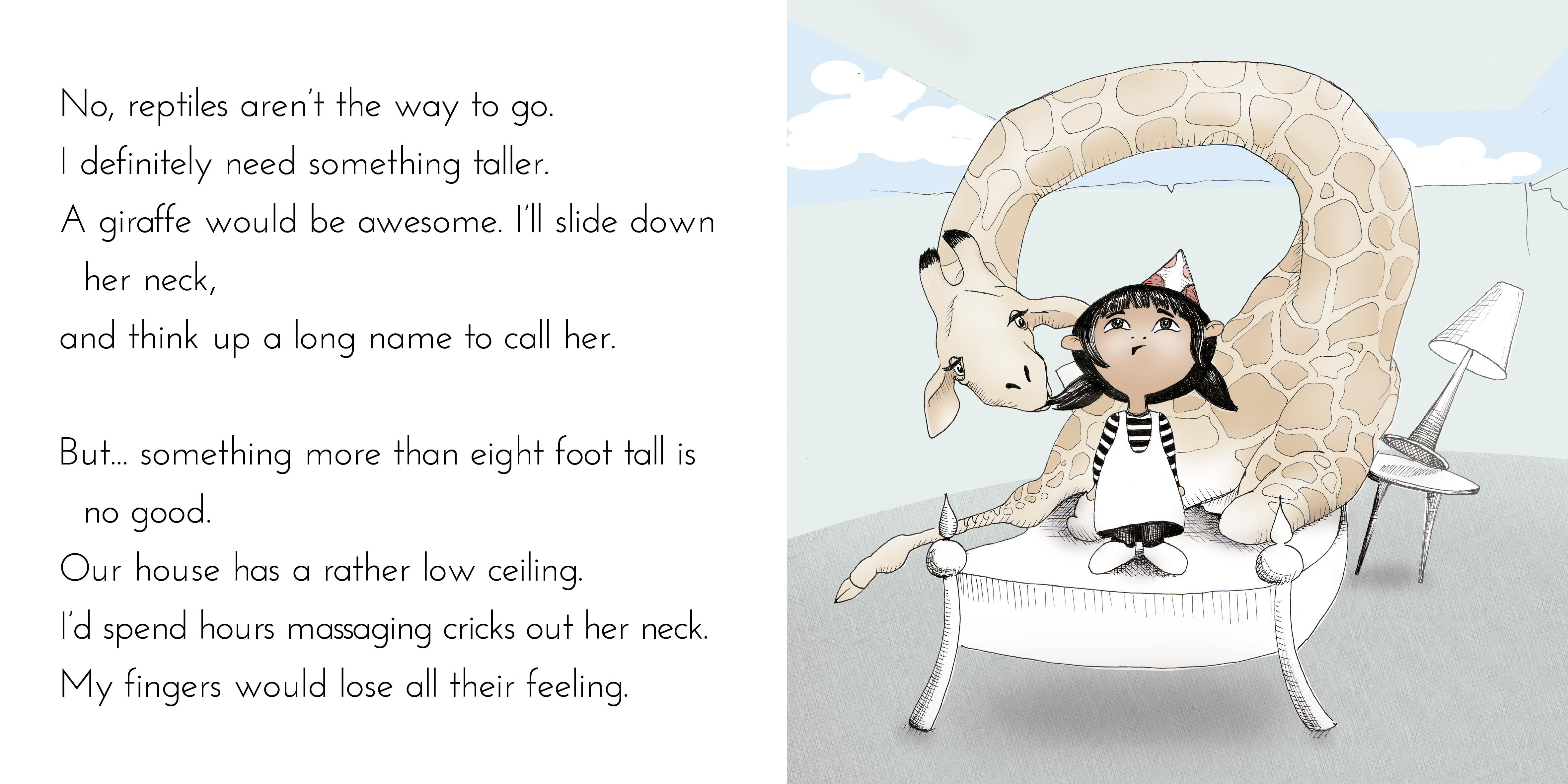 Maddy Moona’s Menagerie — original illustrated page 10, English text included