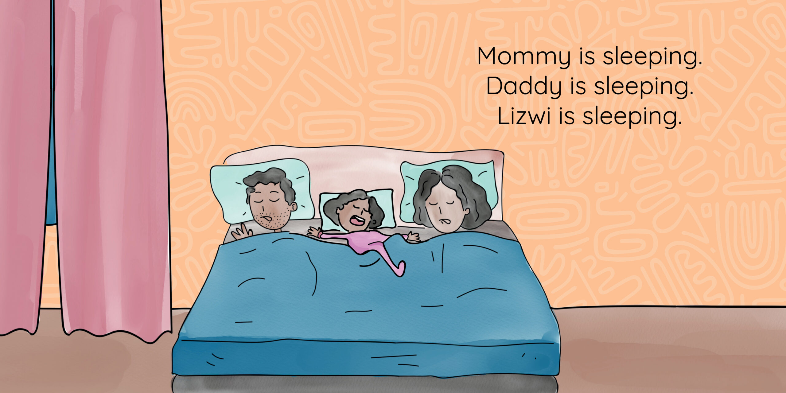 Matthew is up! — original illustrated page 7, English text included