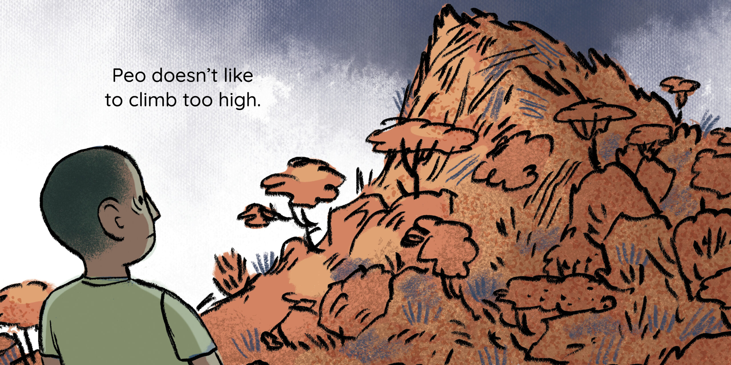 Meerkat magic — original illustrated page 4, English text included
