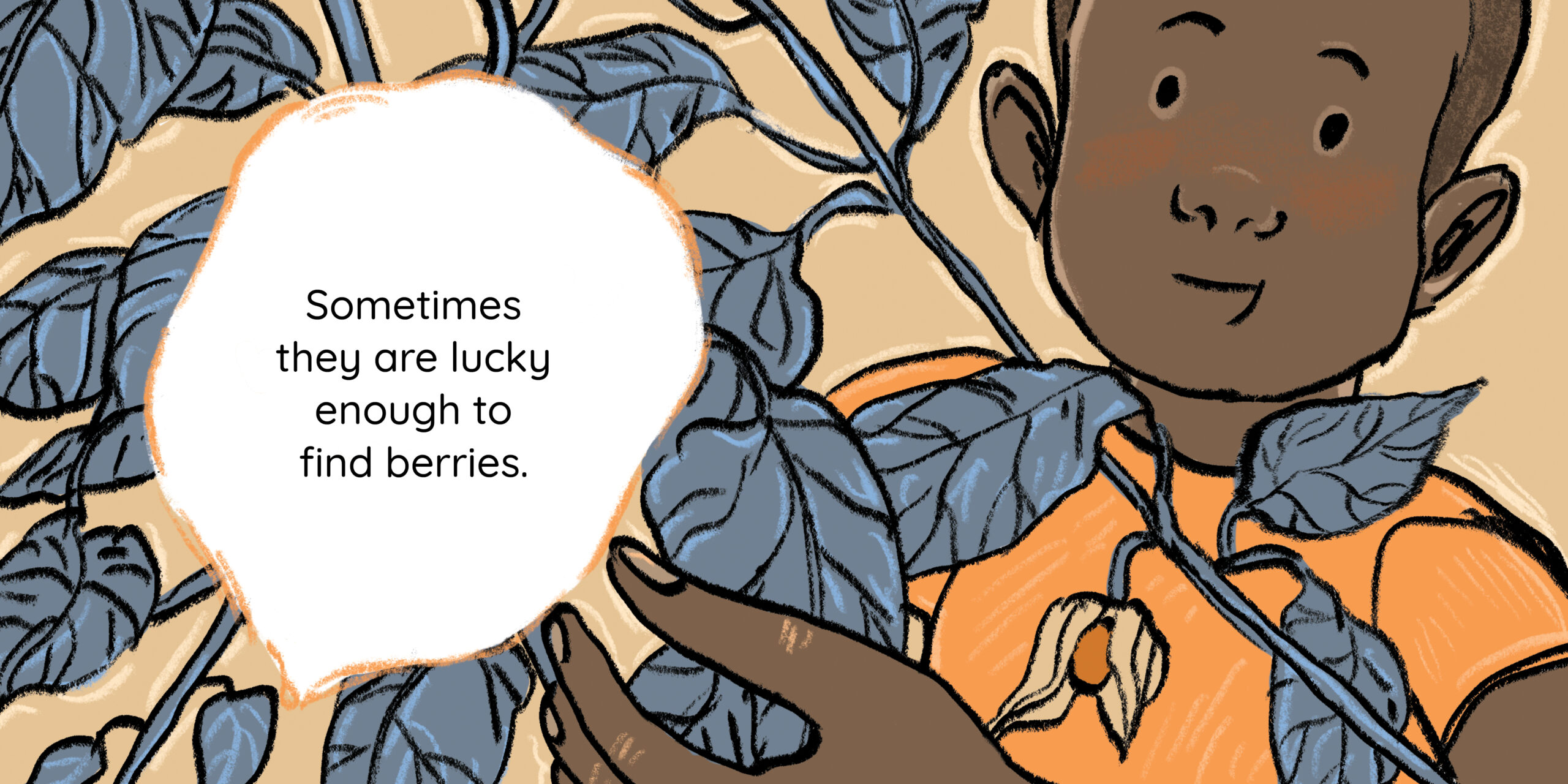 Meerkat magic — original illustrated page 5, English text included