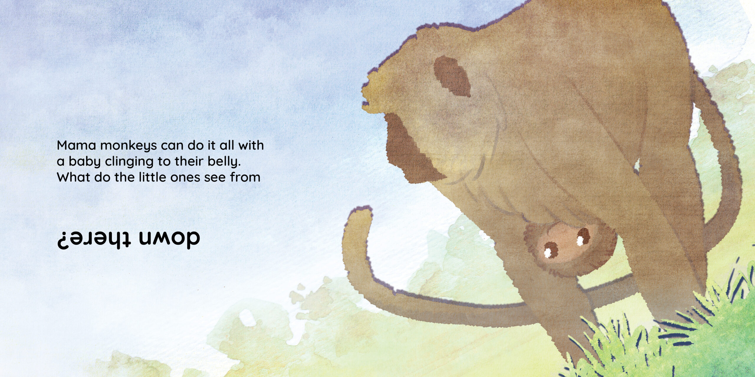 Monkey business — original illustrated page 10, English text included
