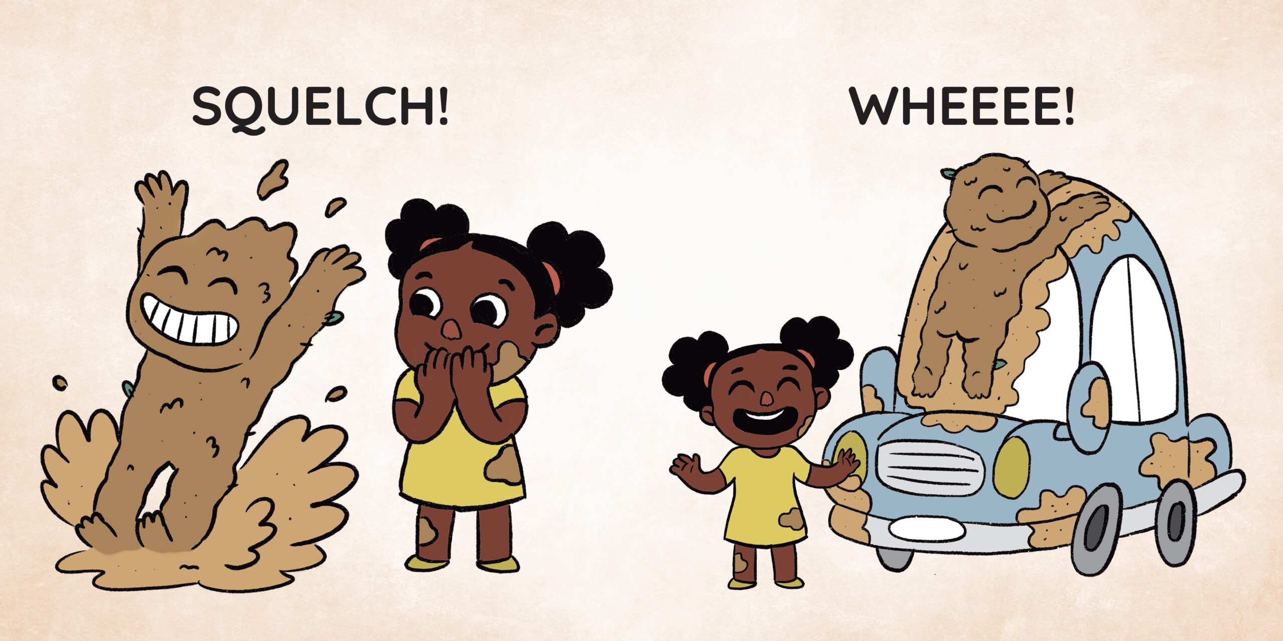 MUD! — original illustrated page 4, English text included