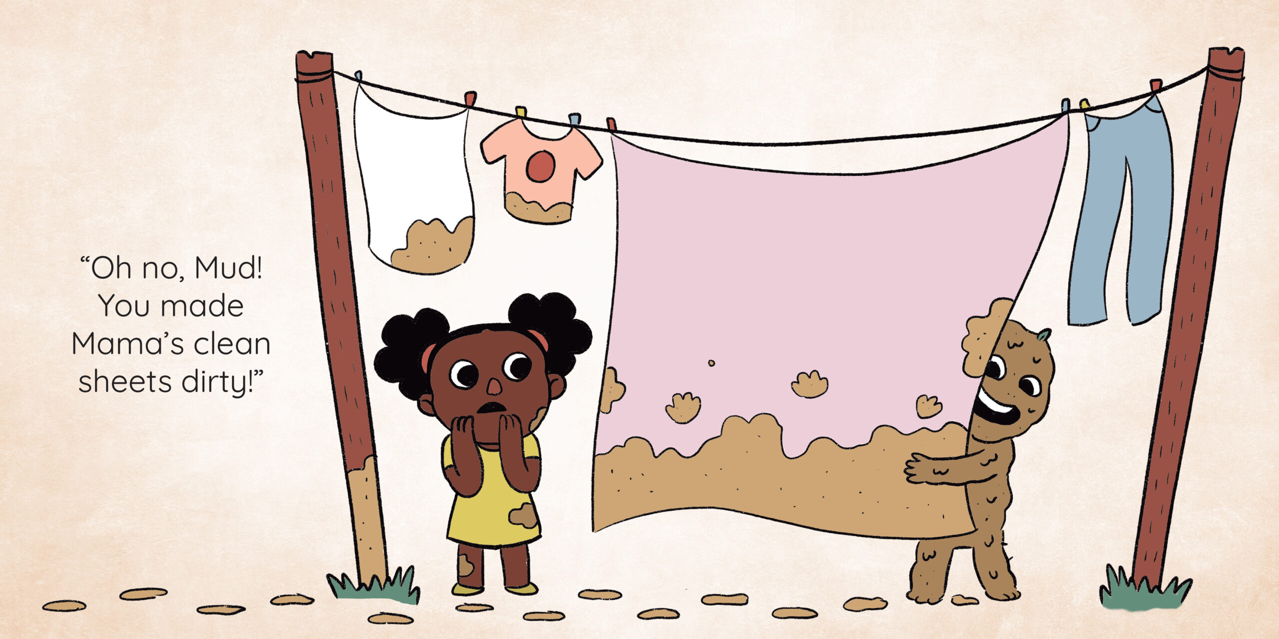 MUD! — original illustrated page 5, English text included