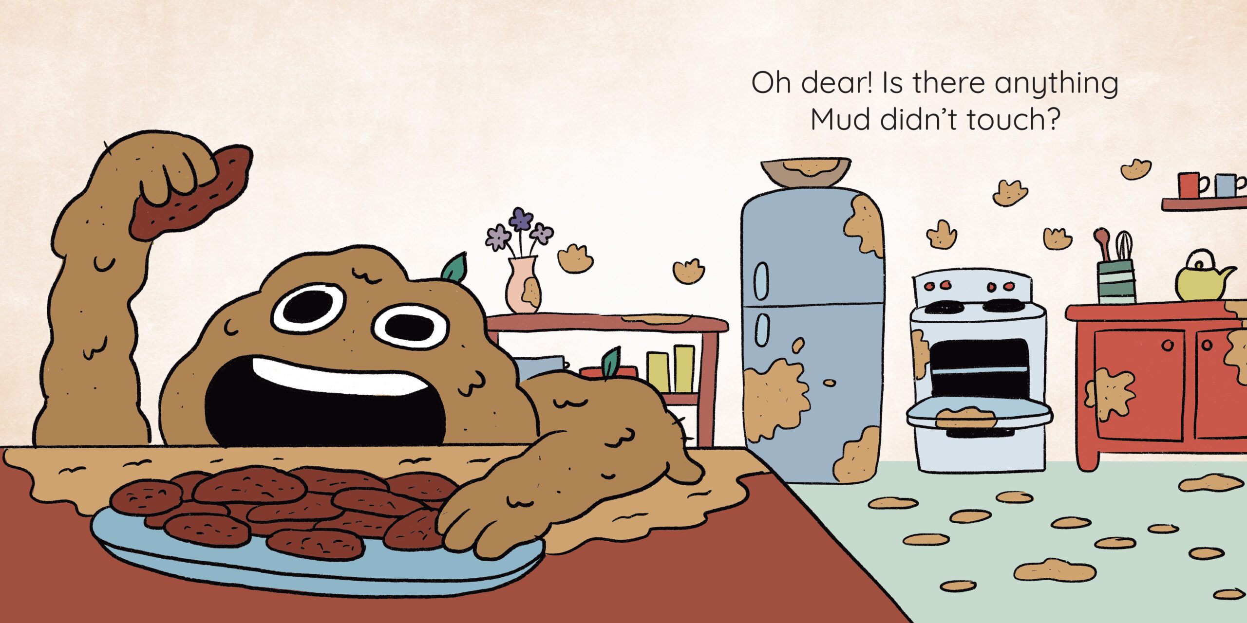 MUD! — original illustrated page 9, English text included