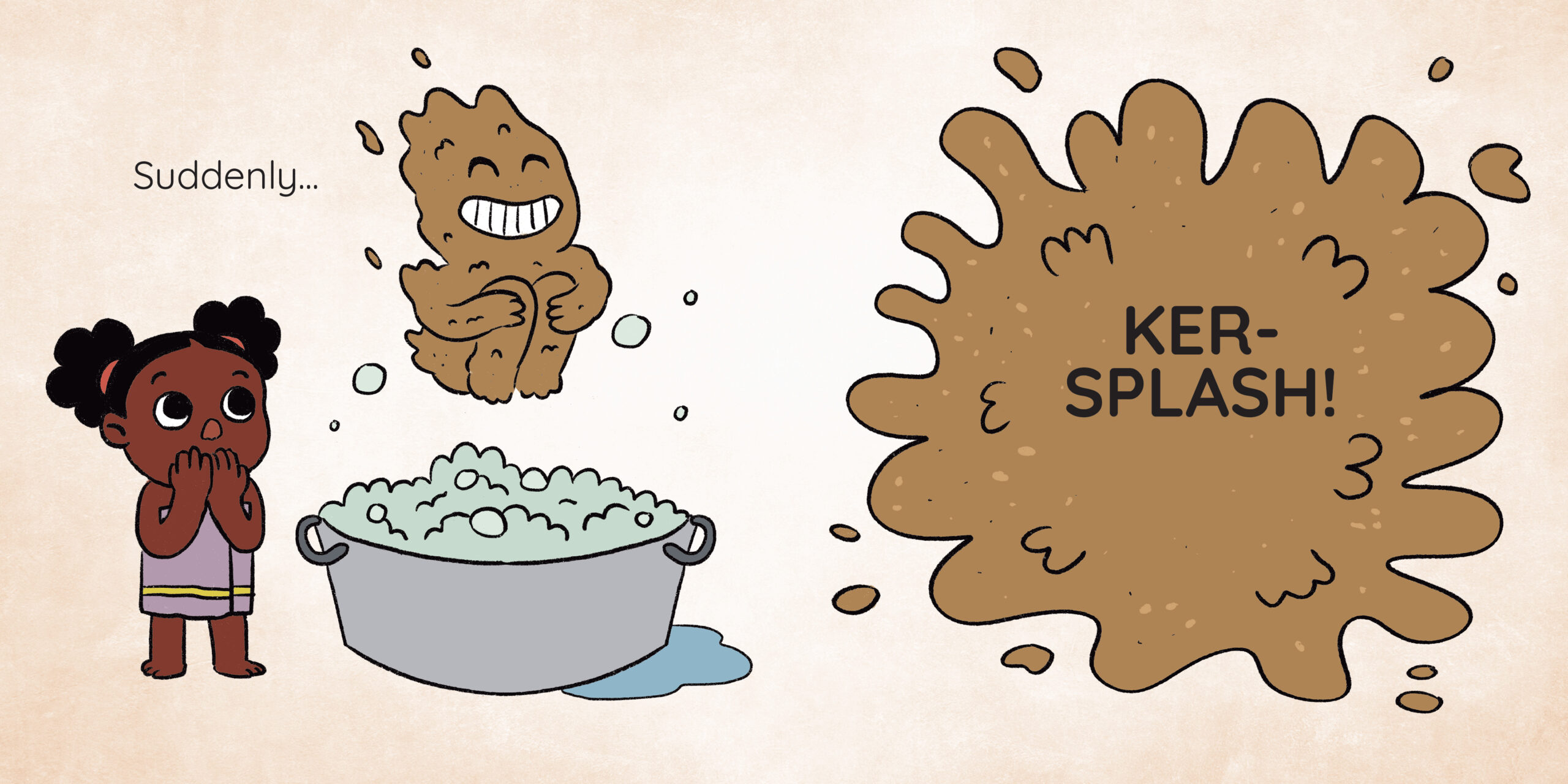 MUD! — original illustrated page 12, English text included