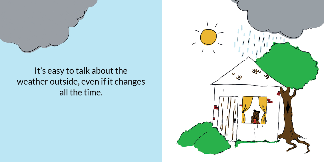 My inside weather — original illustrated page 4, English text included