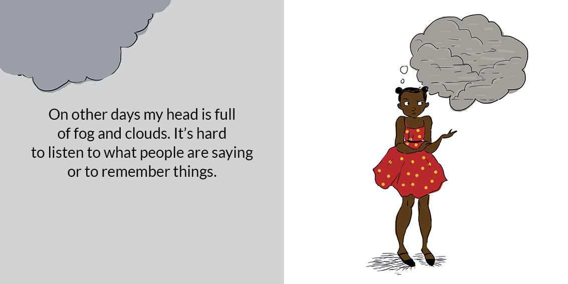 My inside weather — original illustrated page 8, English text included