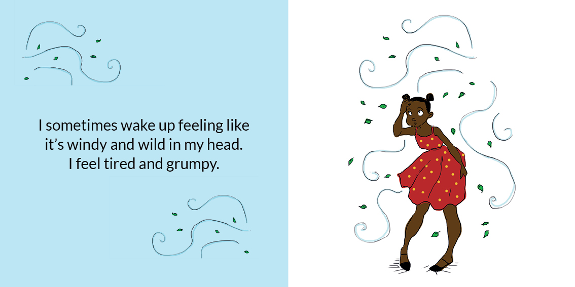 My inside weather — original illustrated page 9, English text included