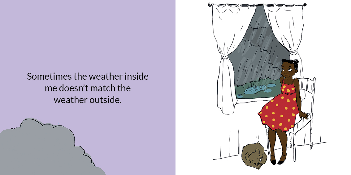 My inside weather — original illustrated page 11, English text included