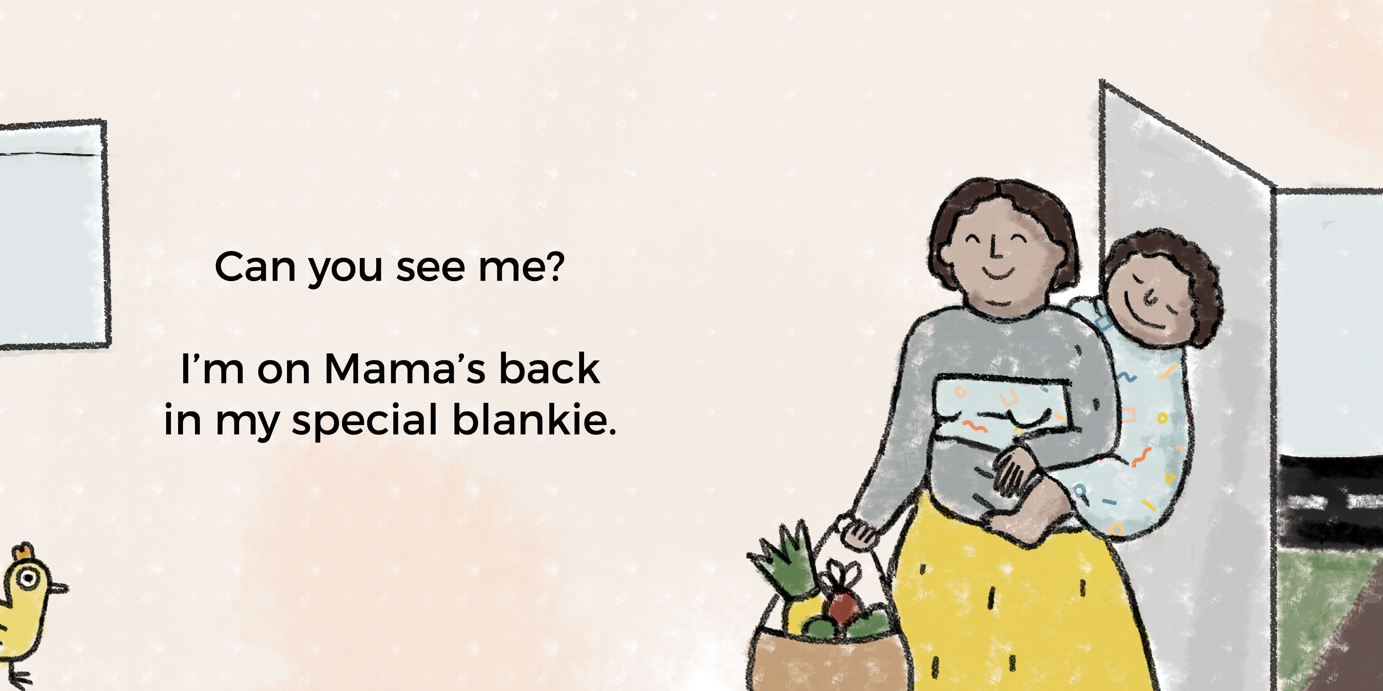 My Special Blankie — original illustrated page 5, English text included