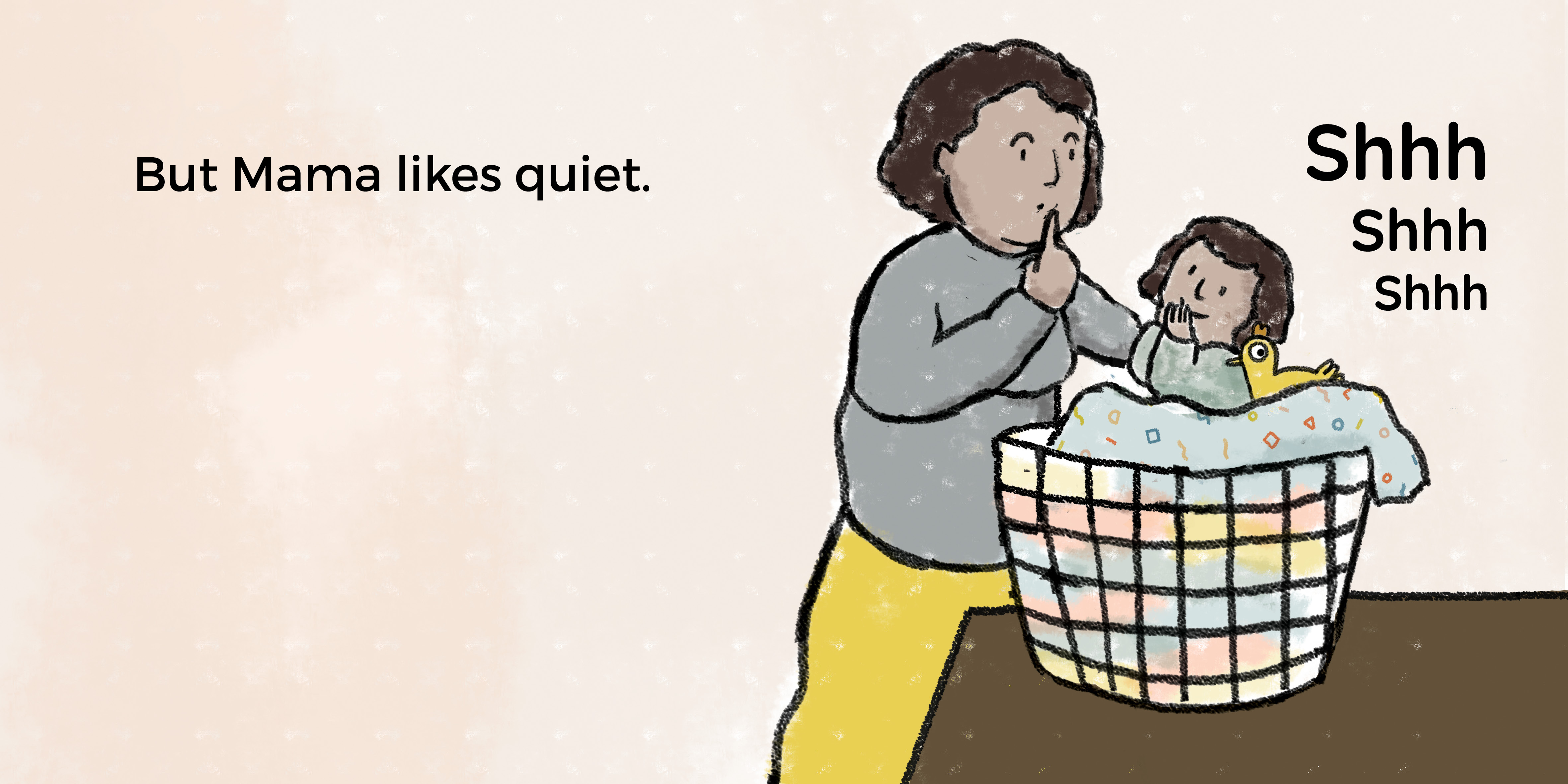 My Special Blankie — original illustrated page 8, English text included