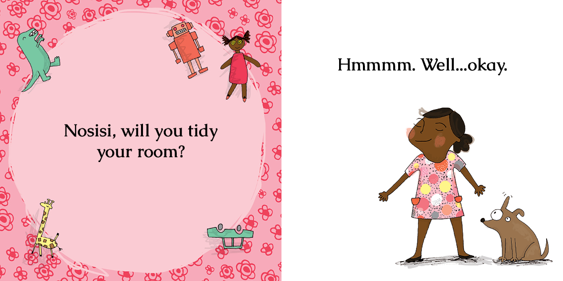 No! — original illustrated page 15, English text included