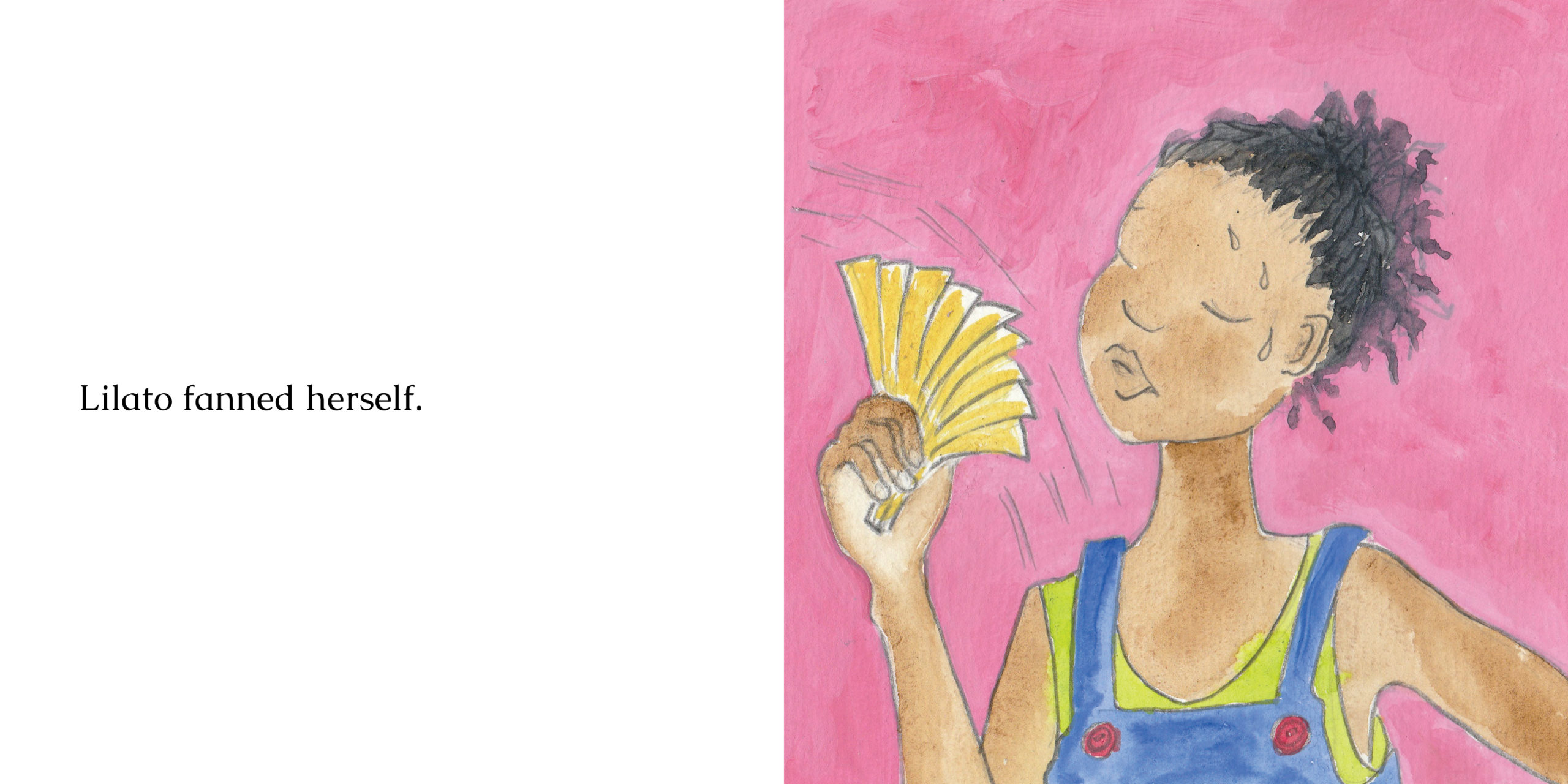 O Rain Come — original illustrated page 3, English text included