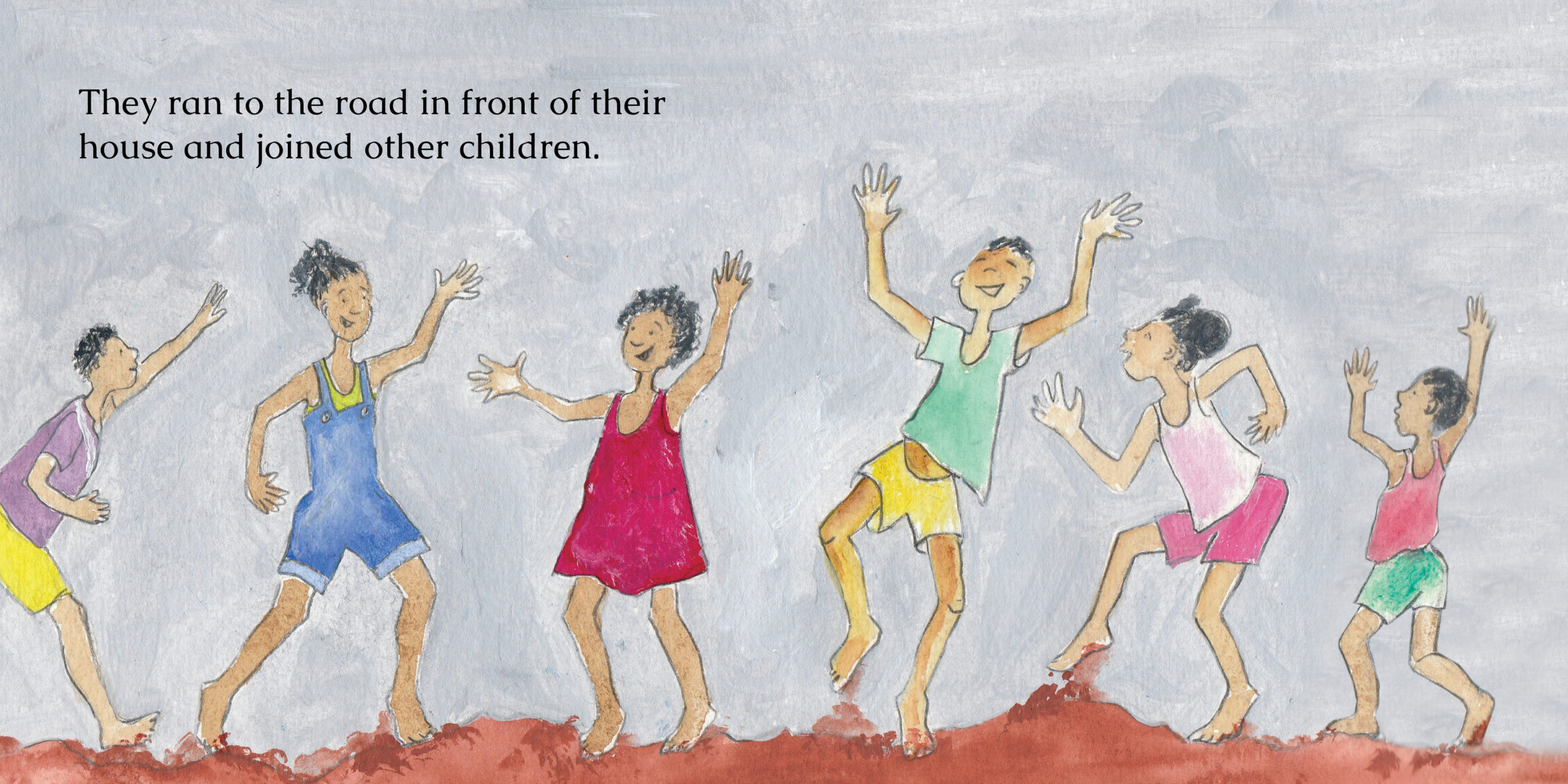 O Rain Come — original illustrated page 12, English text included