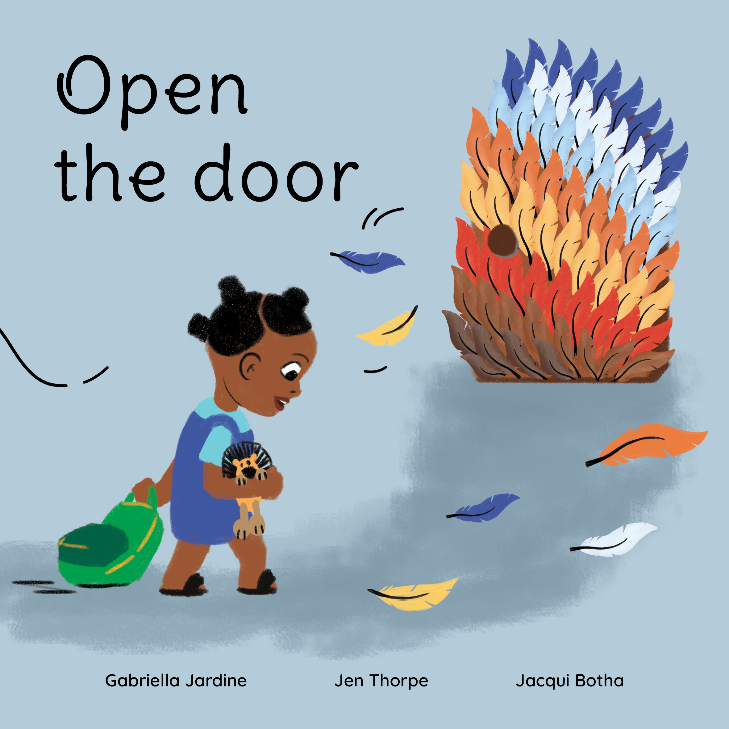 Open the door — original illustrated page 1, English text included