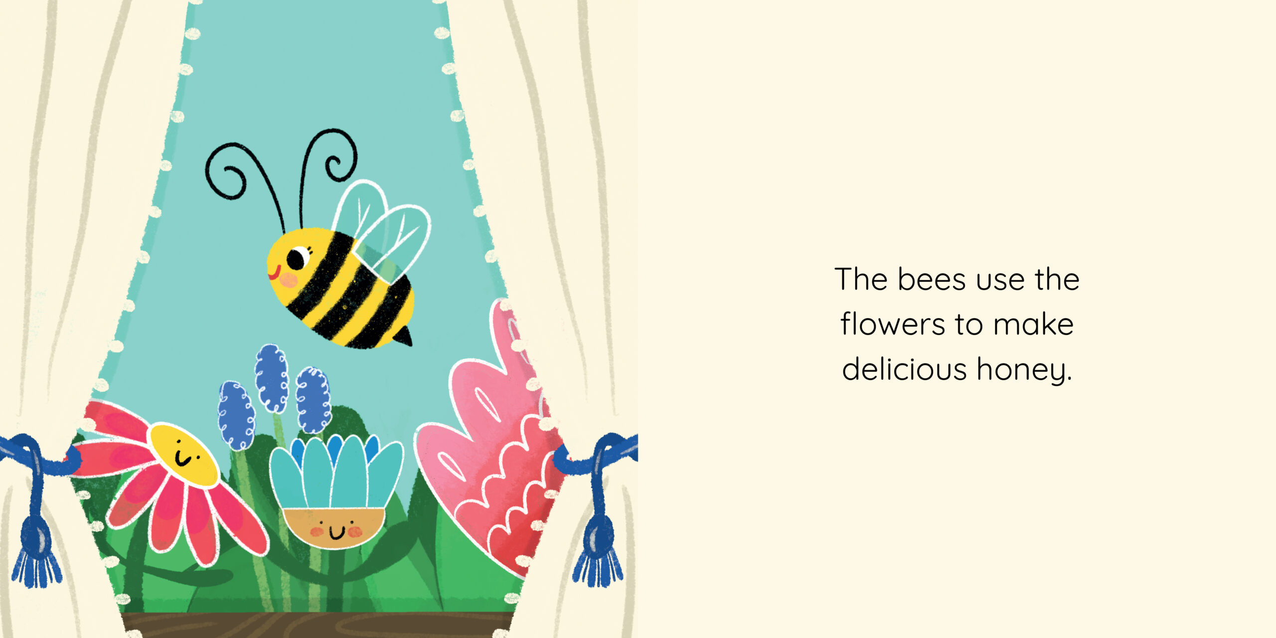 Ouma’s amazing flowers — original illustrated page 5, English text included