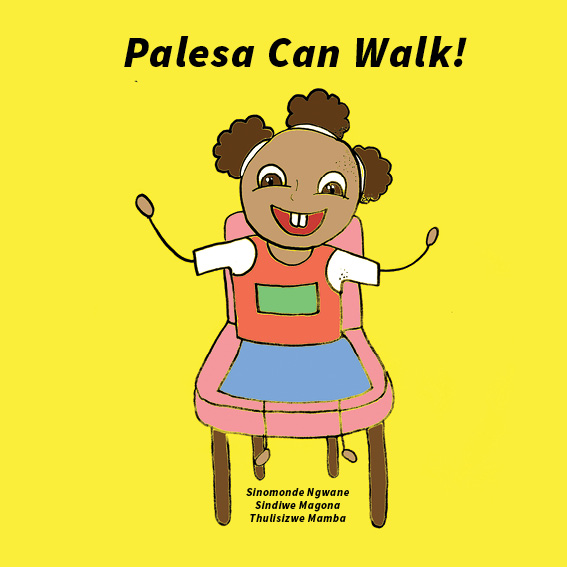 Palesa Can Walk! — original illustrated page 1, English text included