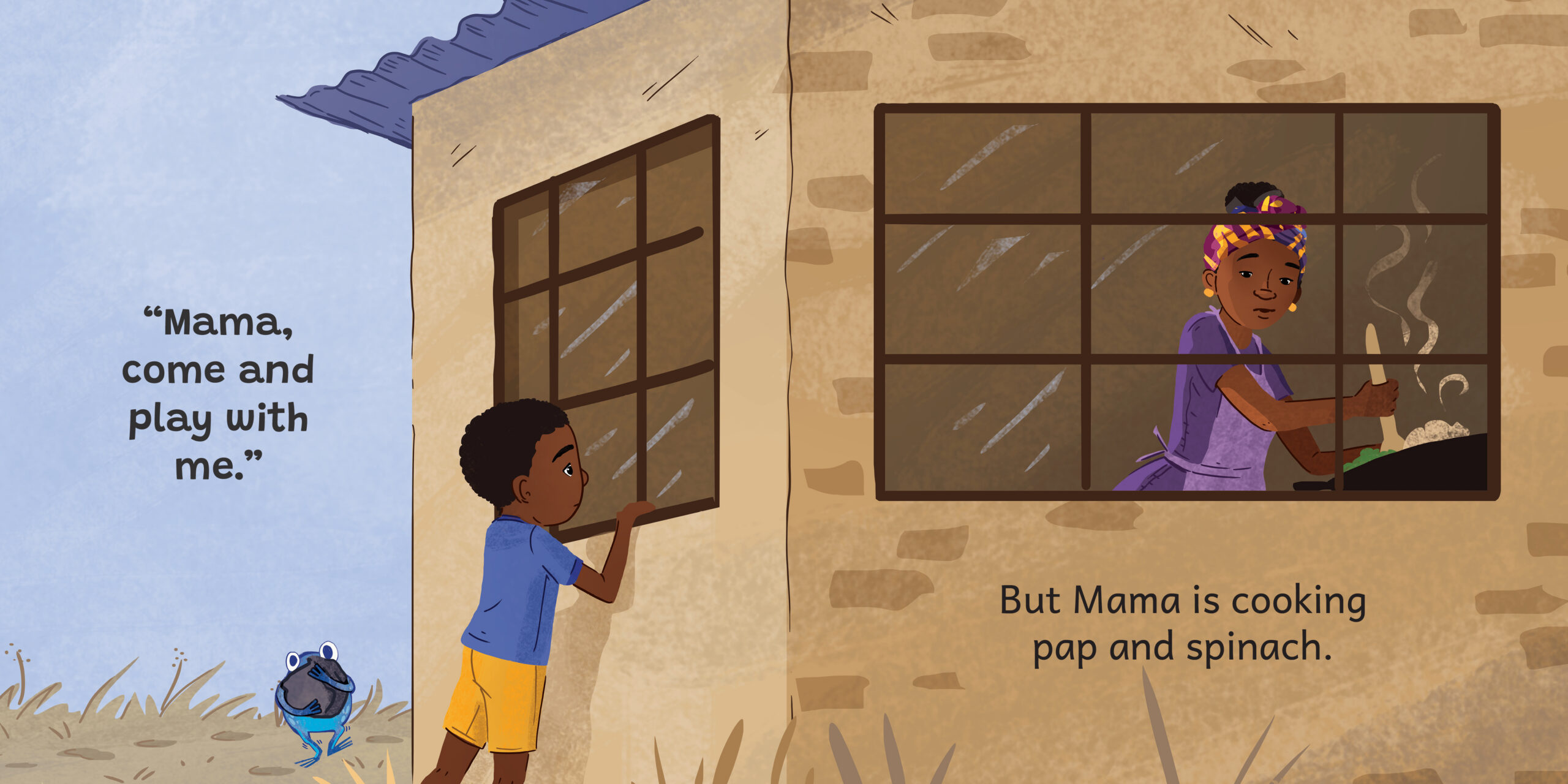 Play with me — original illustrated page 4, English text included