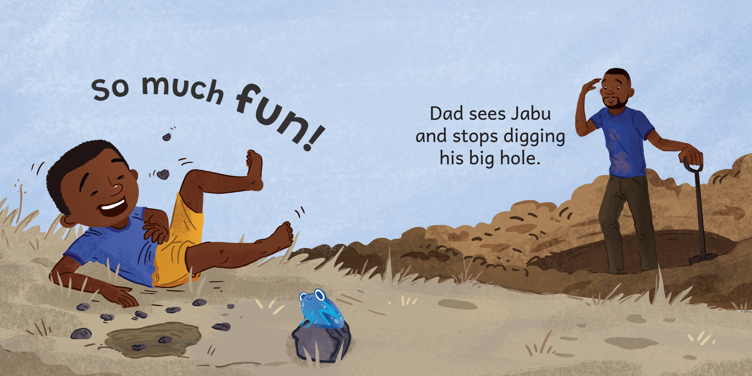 Play with me — original illustrated page 9, English text included