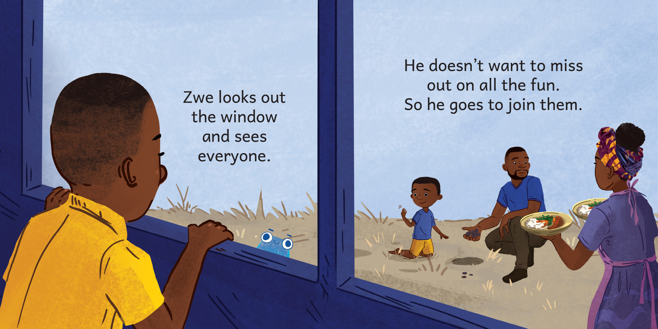 Play with me — original illustrated page 11, English text included