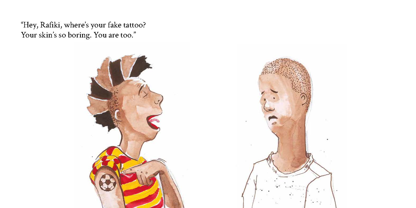 Rafiki’s Style — original illustrated page 5, English text included