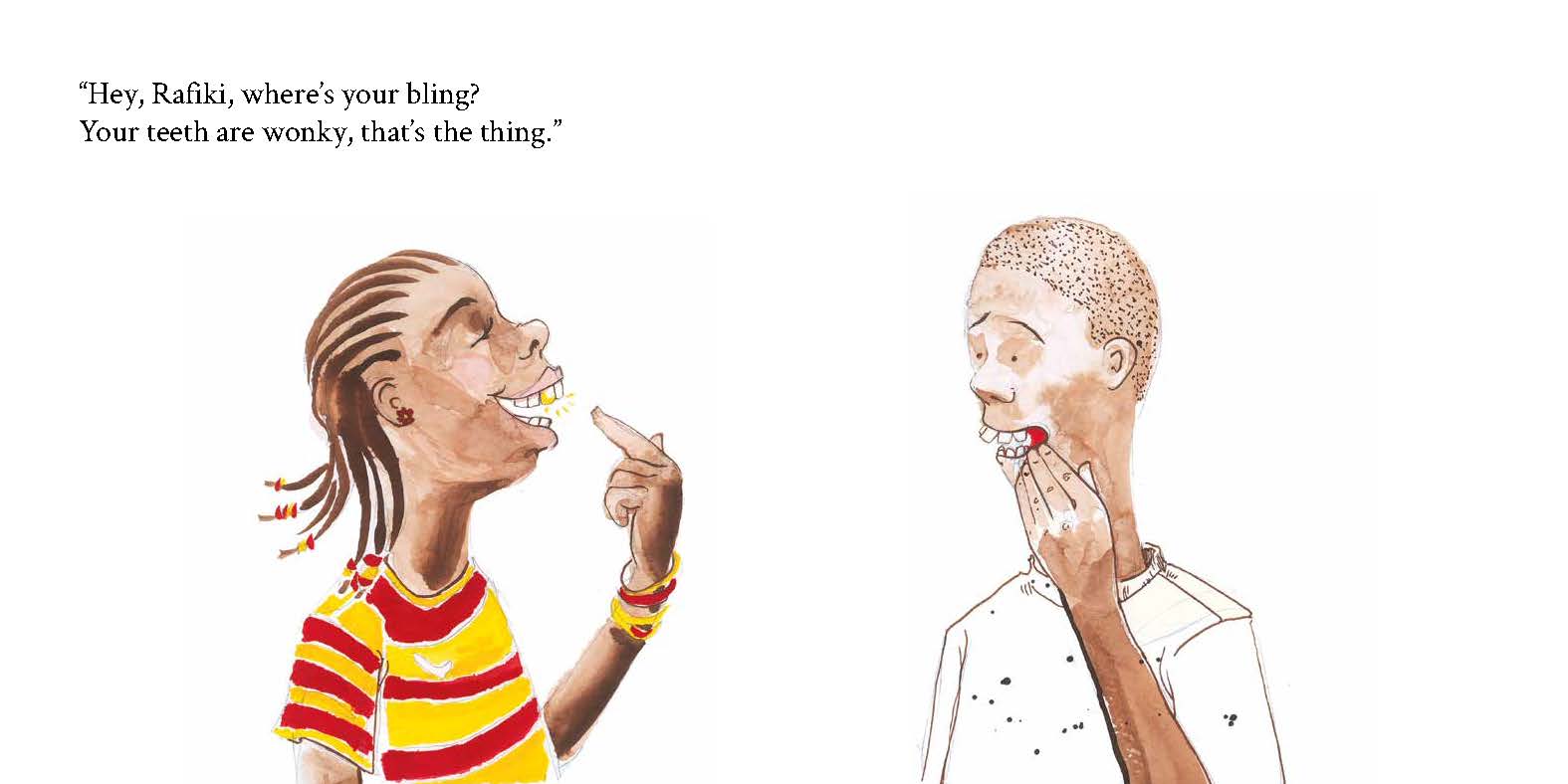 Rafiki’s Style — original illustrated page 6, English text included