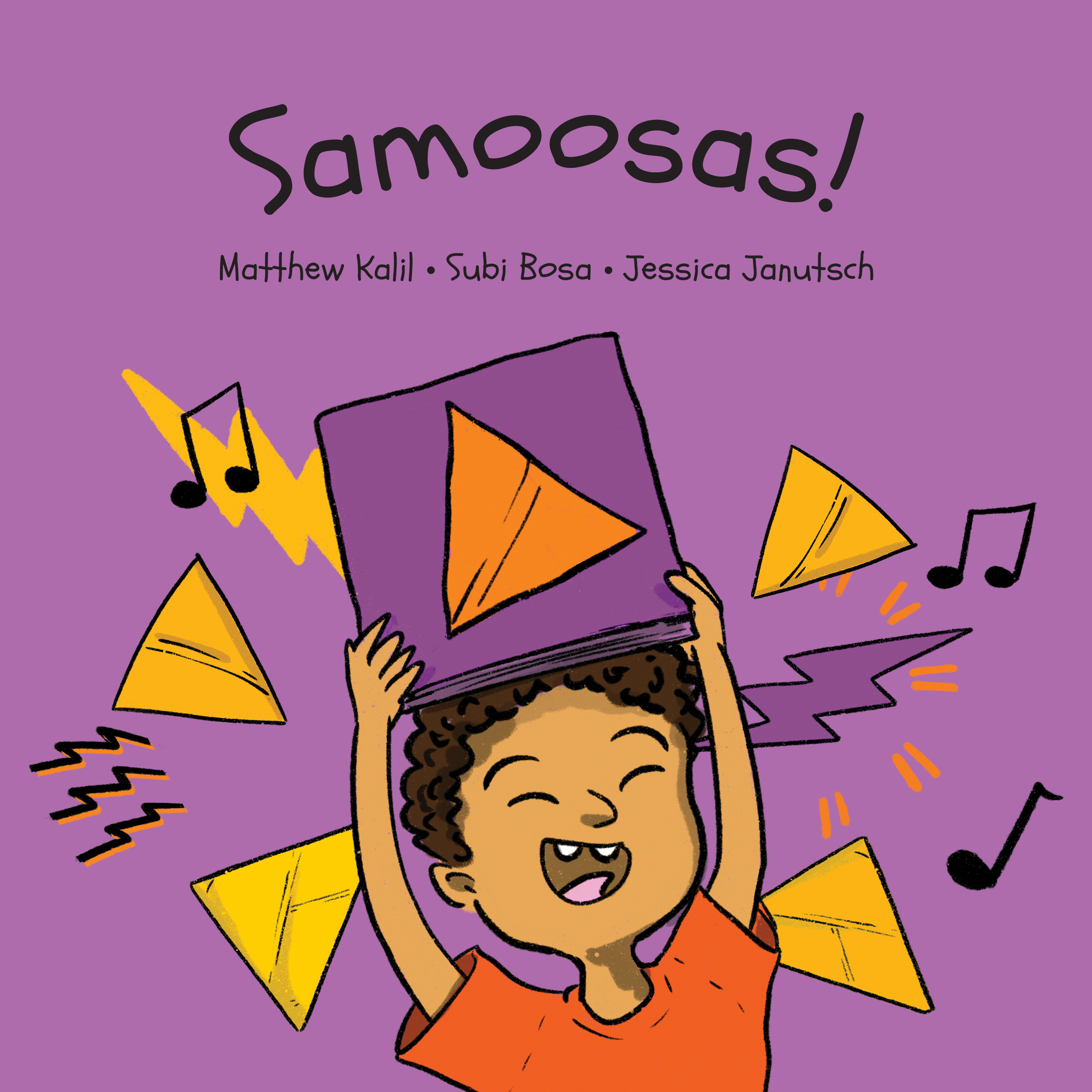 Samoosas! — original illustrated page 1, English text included