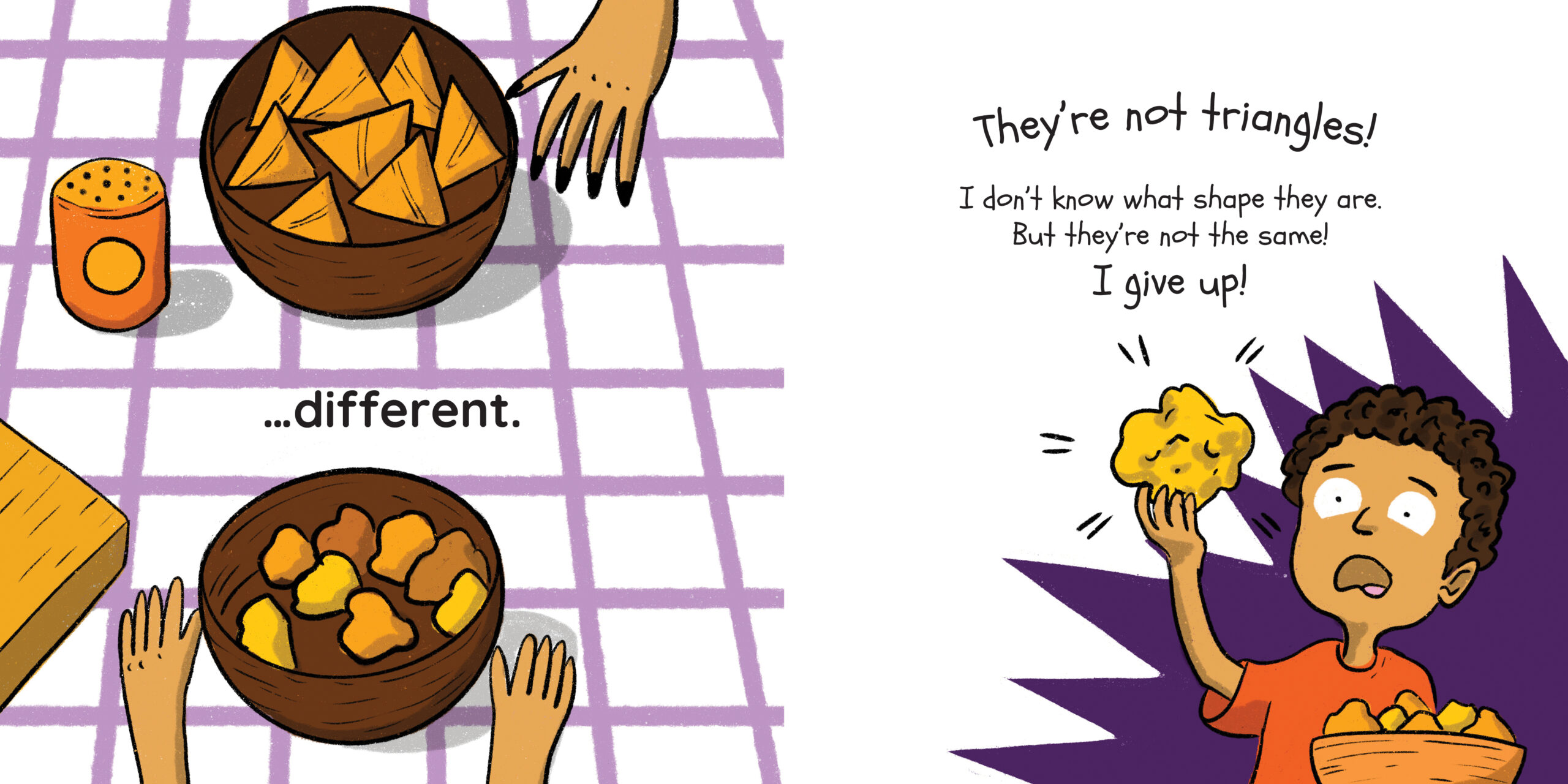Samoosas! — original illustrated page 8, English text included