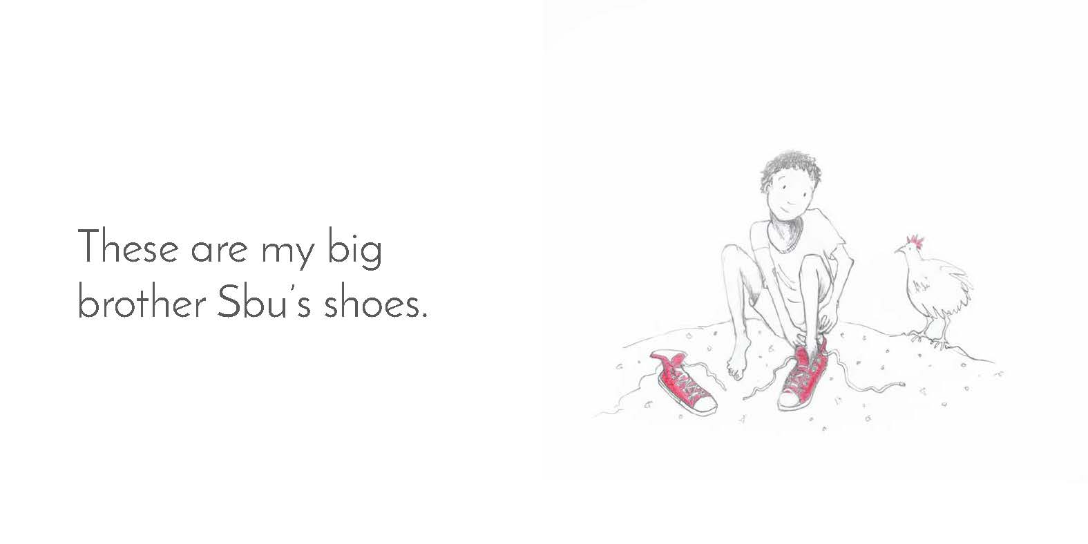 Sbu’s Special Shoes — original illustrated page 5, English text included
