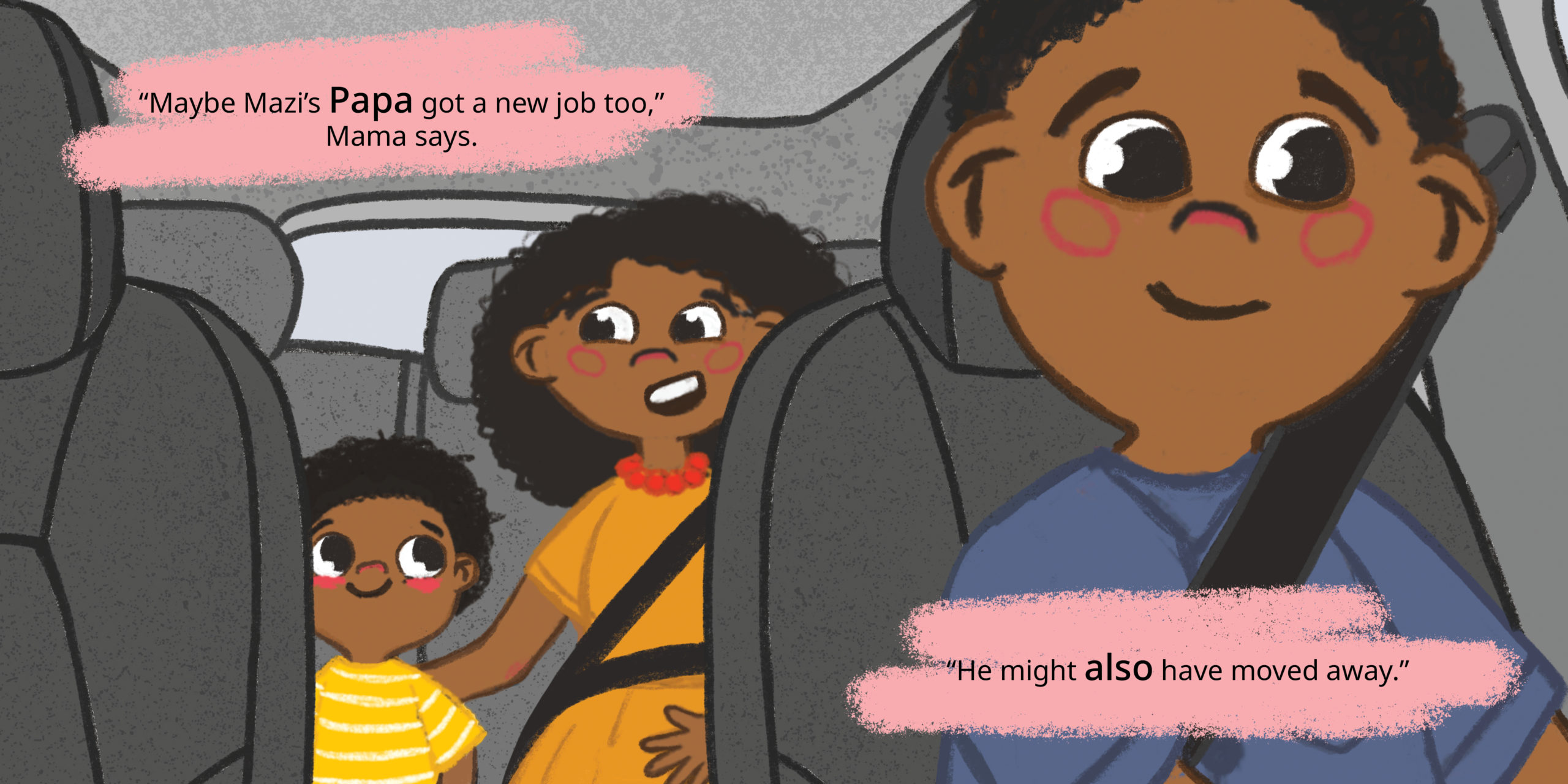 Shaka and Mazi — original illustrated page 11, English text included