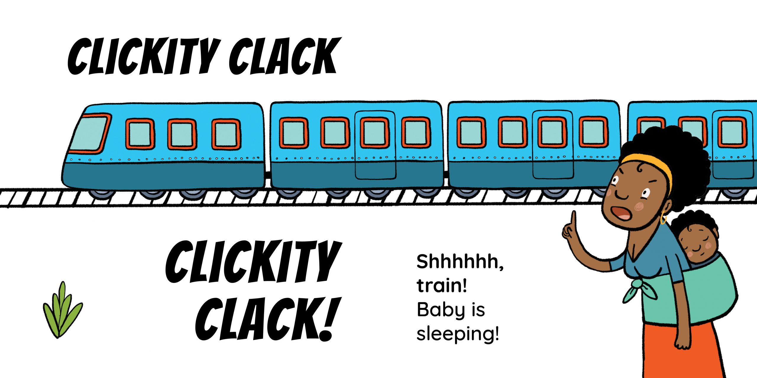 Shhhhh! — original illustrated page 9, English text included