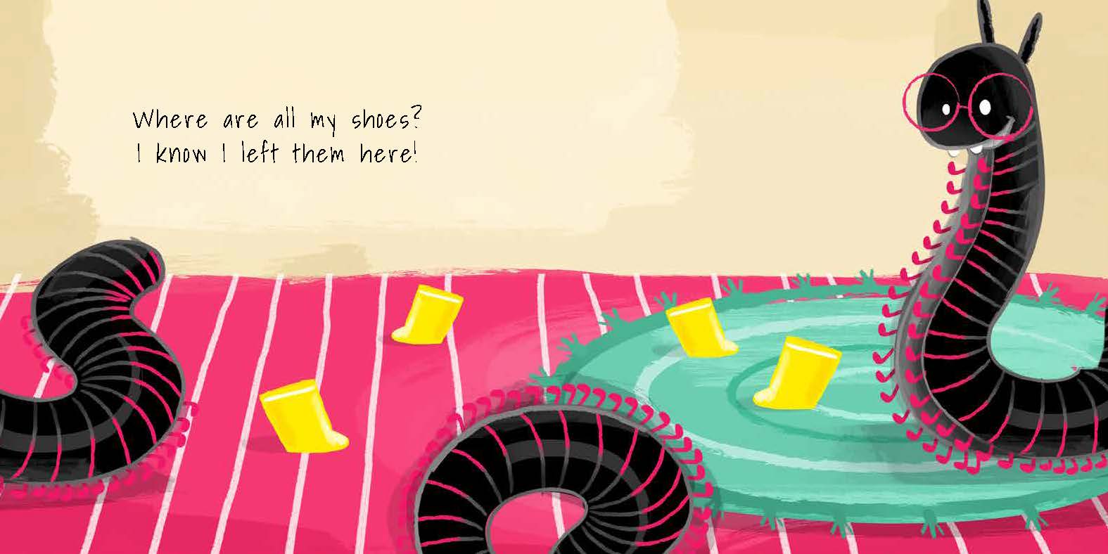 Shongololo’s shoes — original illustrated page 2, English text included