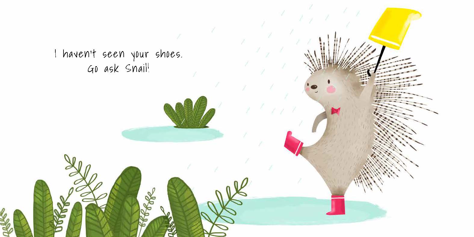 Shongololo’s shoes — original illustrated page 3, English text included