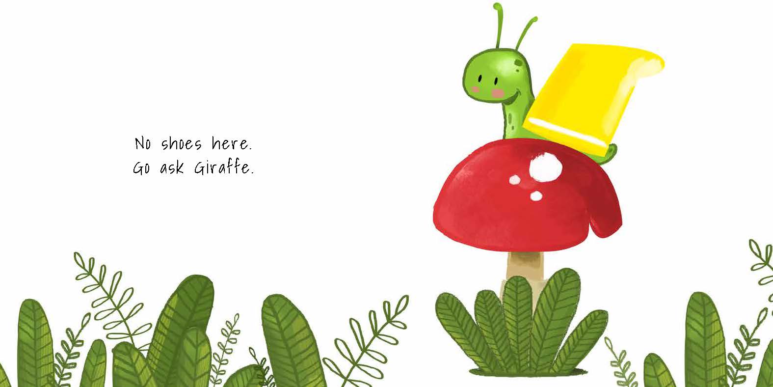 Shongololo’s shoes — original illustrated page 4, English text included