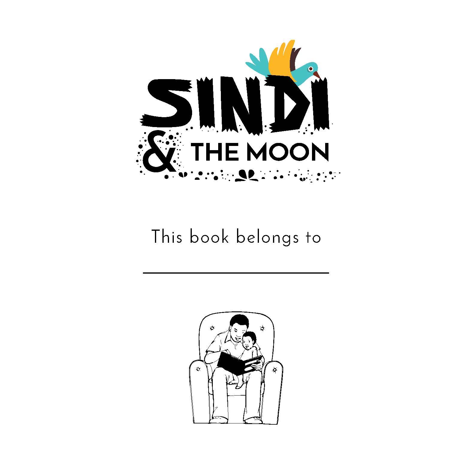 Sindi and the Moon — original illustrated page 2, English text included