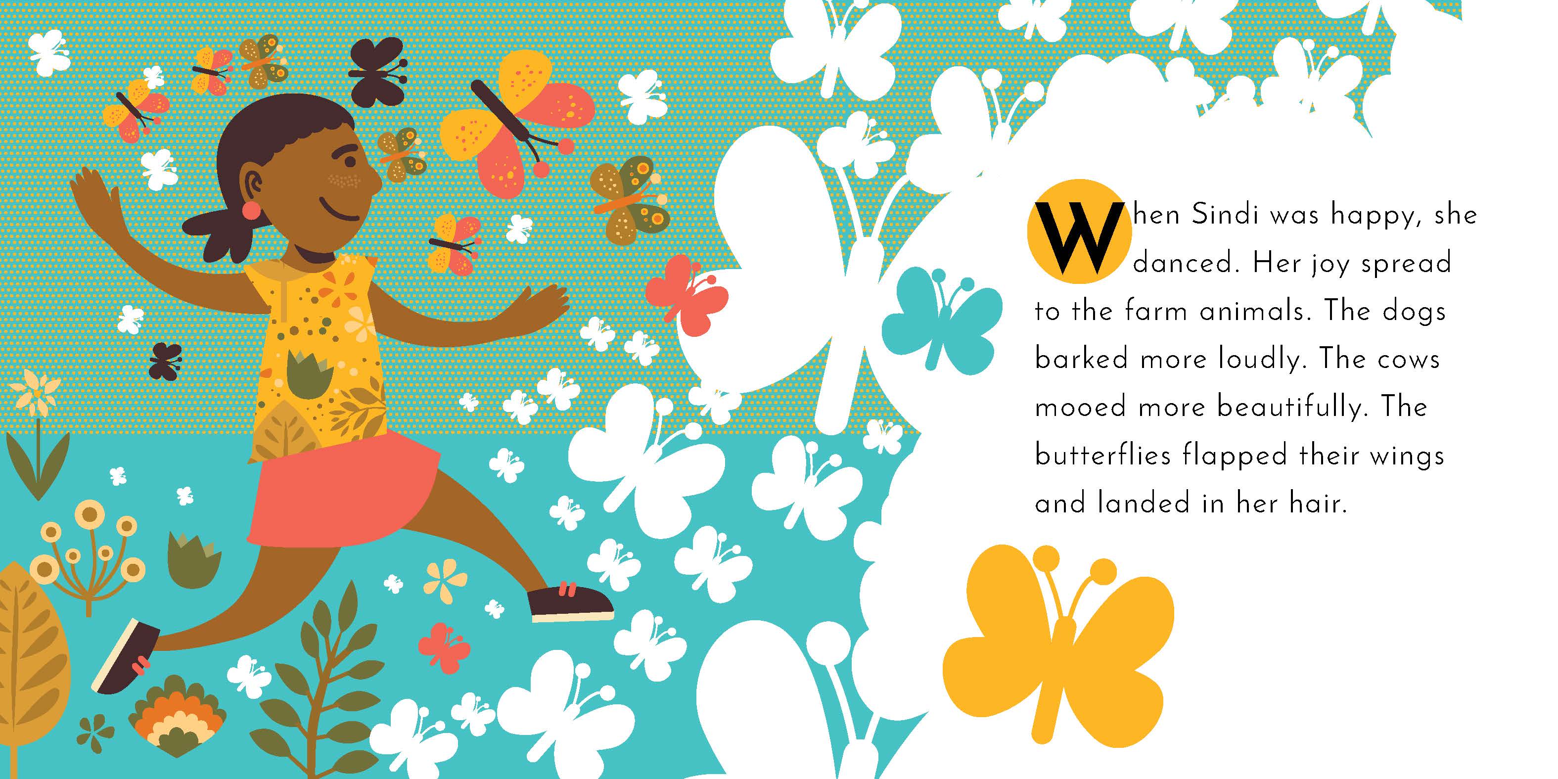 Sindi and the Moon — original illustrated page 7, English text included