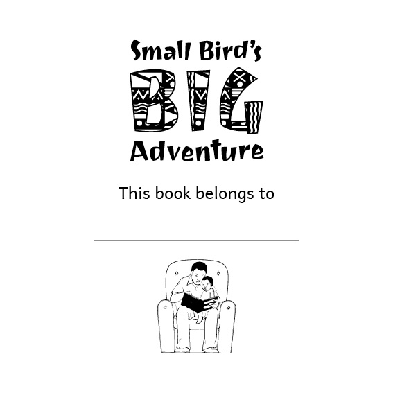 Small Bird’s Big Adventure — original illustrated page 2, English text included