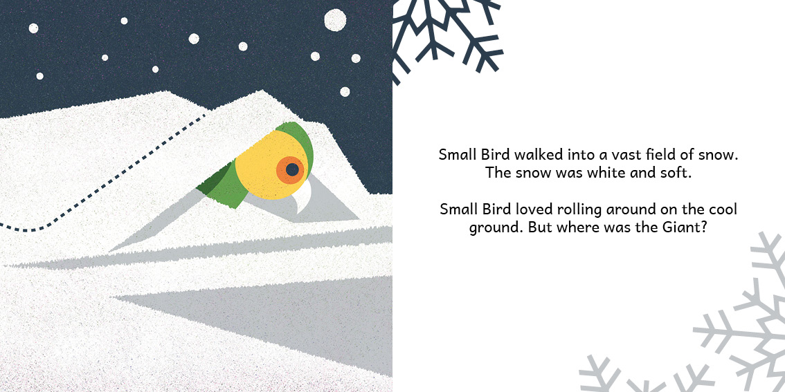 Small Bird’s Big Adventure — original illustrated page 11, English text included